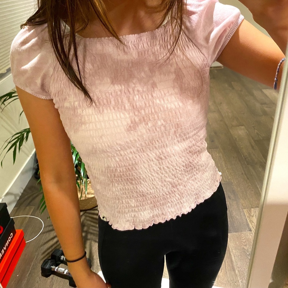 Abercrombie Kids/Teen Tie-Dye Ruffle Top